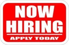 now hiring